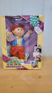 Vintage 1990 Hasbro Cabbage Patch Kids Birthday Kids Doll