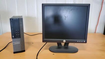 Dell E173FPf 17-inch LCD Square 4:3 Monitor and Dell OptiPlex 7010 Tower