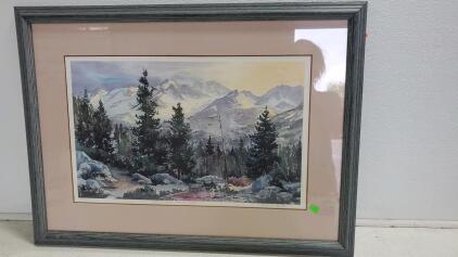 Last Light Rock Creek Painting #206 30.5"x 22.5"