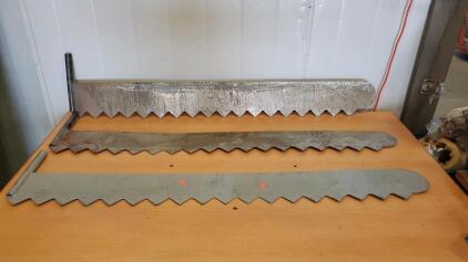 (3) Vintage Hand Saws 54"