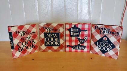 (4) Better Homes and Gardens New Cookbook