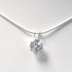 $100 Silver Cz 18" Necklace