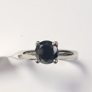 $2745 14K Black Diamond(1.25ct) Ring