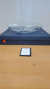 Waterford Marquis Crystal Millennium Centerpiece Platter/Bowl Shooting Star 2000.