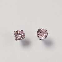 $200 10K Pink Cz Earrings