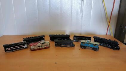 Vintage Toy Train Locomotives