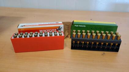 222 Remington 20 Centerfire Cartridges And 222 Winchester Cartridges
