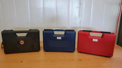 (3) Hard Shell Hand Gun Cases