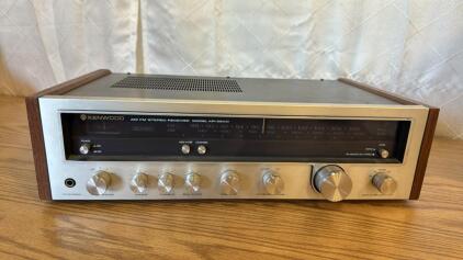 Kenwood KR-3600 AM/FM Stereo Receiver, 22 WPC, Serial 521729, Japan