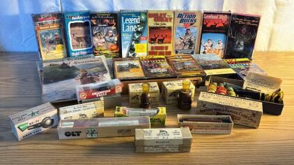 Assorted Hunting Calls ,1930&rsquo;s Outdoor Magazines, Assorted Hunting VHS Tapes Great Value&hellip;