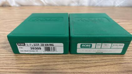 RCBS Reloading Dies (1) .338 WIN MAG Sizer (1) .338 WIN MAG Die Set