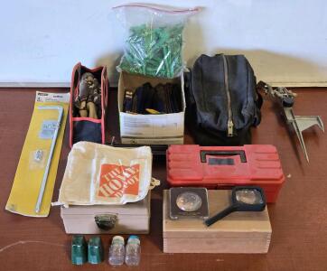 Assorted Tools & Vintage Items/Storage Boxes