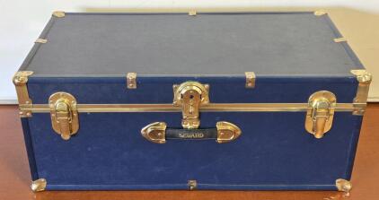 Vintage Seward Steamer Trunk w/ Original Wood & Brass - 30"L x 15&frac34;"D x 12⅜"H / +$150 Value!