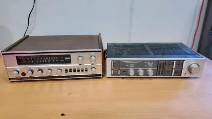 (1) Vintage Pioneer Stereo Receiver SX1500T and (1) Vintage Pioneer Stereo Amplifier SA950