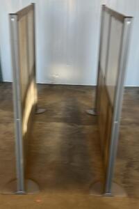 (2) Office divider 60&rdquo;X 52&rdquo;H