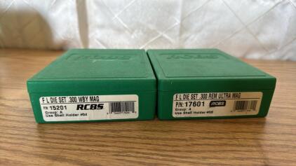 RCBS Reloading Die Sets (1) .300 WBY MAG (1) .300 REM ULTRA MAG