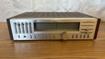 JVC R-S33 Stereo Receiver, 40W/Channel, Graphic Equalizer, Serial: A13652800