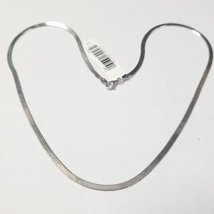 $34 Silver Snake Chain 6.7G 17" Necklace