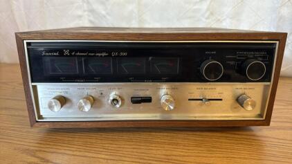 Sansui QS-500 4-Channel Rear Amplifier, 40 Watts/Channel, Multi-Voltage
