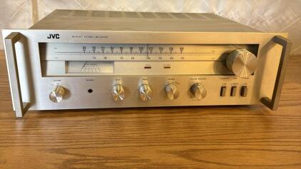 JVC JR-S61H Stereo Receiver, 60W Output, Phono/AUX Inputs, Serial LL27293