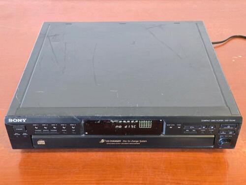 Vintage Sony CDP-CE345 Compact Disc Player-5 Disc Carousel / +$80 Value!