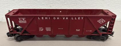 1955-1957 Lionel Lehigh Valley Hopper Car, O Scale, Serial 643625