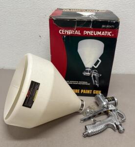 Central Pneumatic Air Texture Paint Gun, 1.25 Gallon Hopper, SKU#2471