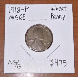1918 Wheat Penny