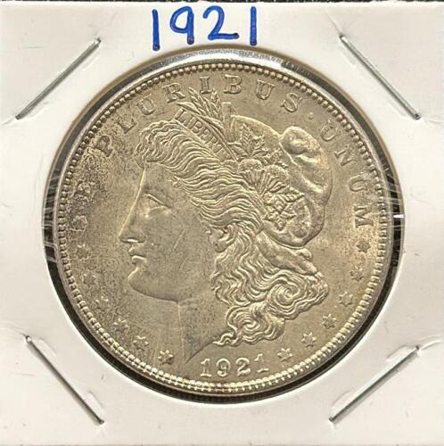 1921 Morgan Dollar Coin, United States, 90% Silver Composition