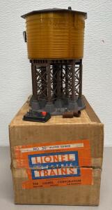 1947-1950 Lionel No. 30 Water Tower, Model Train Accessory, Original Packaging