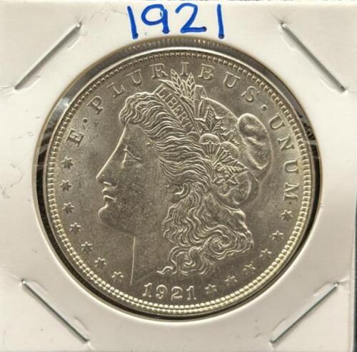 1921 Morgan Dollar, 90% Silver, Lady Liberty & Eagle Design