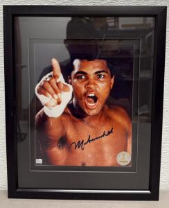 Muhammad Ali Autographed 8"x10" Photo, COA by Field of Dreams, Serial 002892