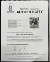 Walter Payton Autographed Framed Photograph, Beckett Certified, Payton CertifiedChicago Bears - 3