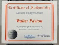 Walter Payton Autographed Framed Photograph, Beckett Certified, Payton CertifiedChicago Bears - 5