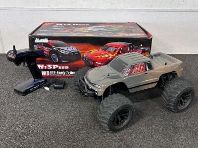 Ready To Run 4WD hi Speed 1/10th Scale RC Monster Truck