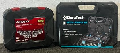 DuraTech 8 Swivel Wrench Set & 37-Piece Bit Socket Set
