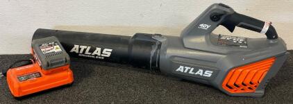 Atlas 40V Cordless Leaf Blower W/ Battery Charger & Battery