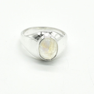 Silver Moonstone(5.5ct) Ring