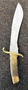 12" Blade Knife With Custom Hard Rubber Handle
