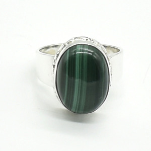 Silver Melakite(11.7ct) Ring