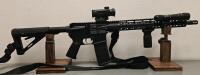 Anderson AM-15 Rifle, 5.56/.223 Multi Cal, Vortex Spitfire Optic, Streamlight Flashlight