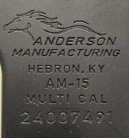 Anderson AM-15 Rifle, 5.56/.223 Multi Cal, Vortex Spitfire Optic, Streamlight Flashlight - 7