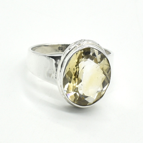 Silver Citrine(10.5ct) Ring