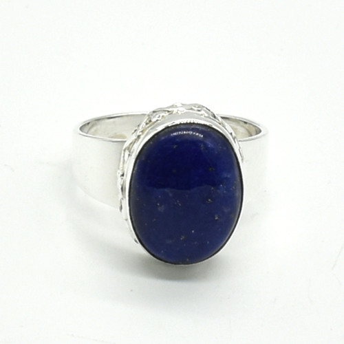 Silver Lapis(10.8ct) Ring