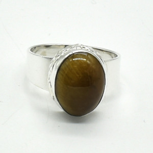 Silver Tiger Eye(9.2ct) Ring