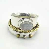 Silver Moonstone(2.7ct) Ring