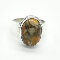 Silver Oyster Turquoise(9.9ct) Ring
