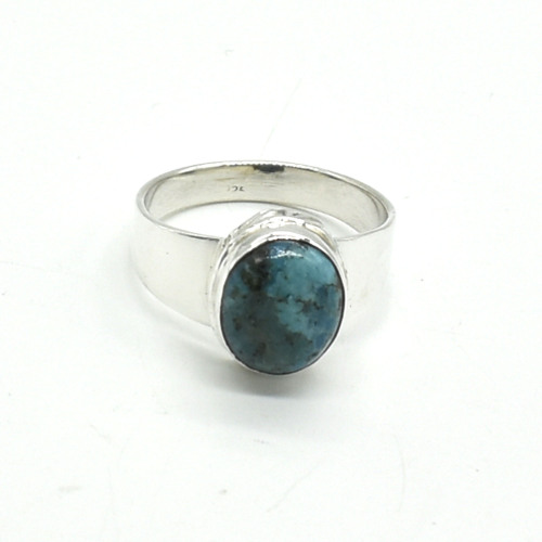 Silver Turquoise(3.9ct) Ring