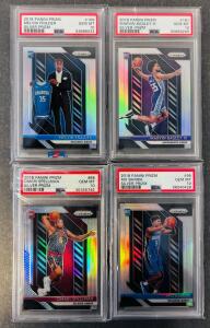 (4) Graded Sports Cards: Mo Bamba, Marvin Bagley, Melvin Frazier, And Omari Spellman