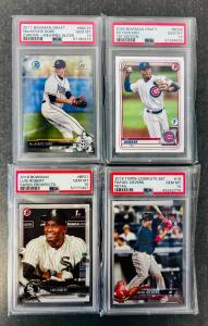 (4) Graded Sports Cards: Luis Robert, Rafael Devers, Ed Howard, and MacKenzie Gore